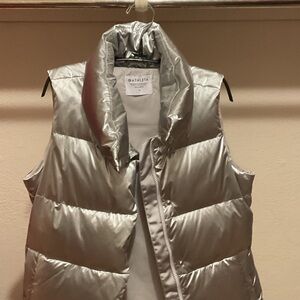 Athleta Metallic Silver Women's Vest